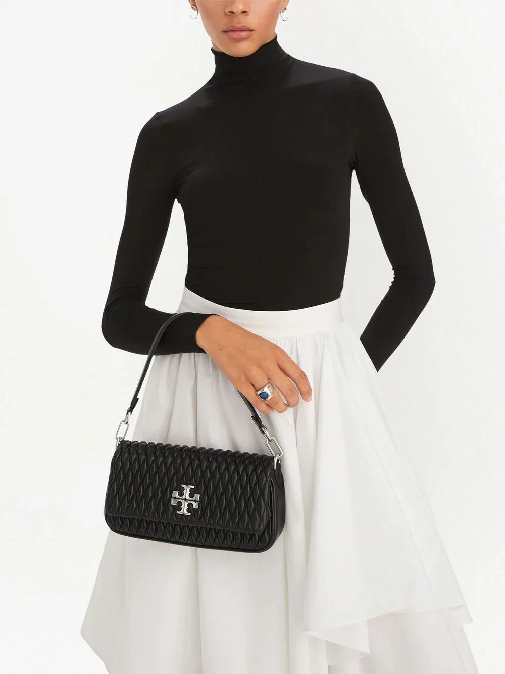 Tory Burch Small Kira Ruched Flap Shoulder Bag