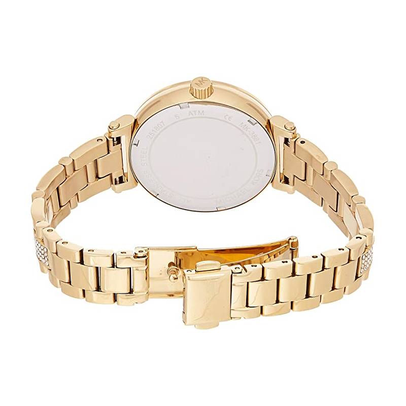 Michael Kors - Women’s Quartz Stainless Steel Gold Dial 36mm Watch MK3881
