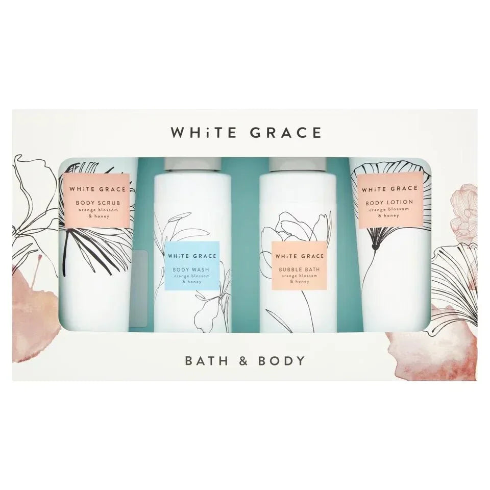 White Grace Bath & Body Gift Set 350Ml