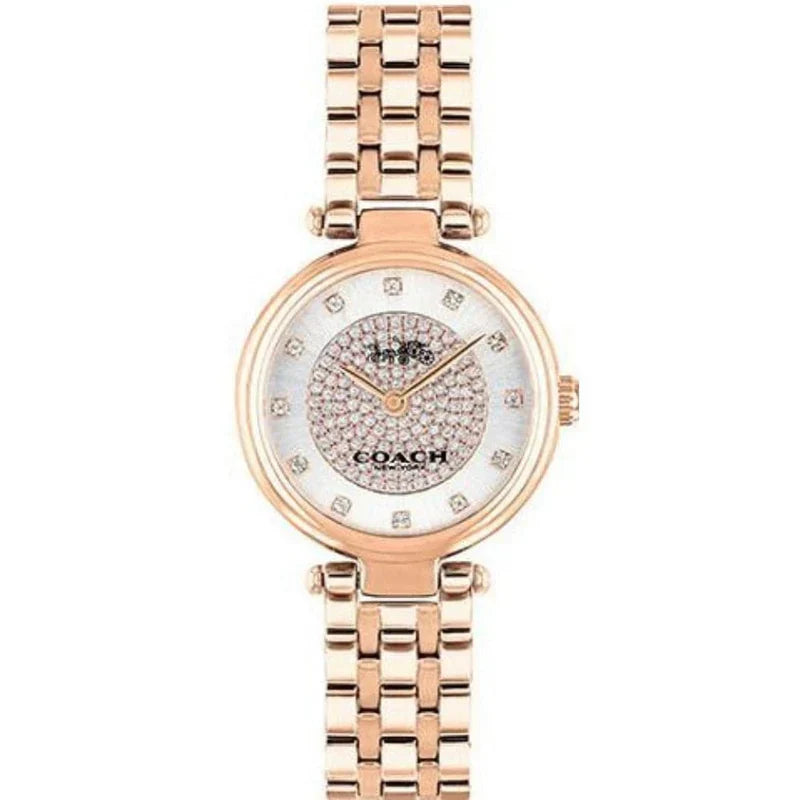 COACH 14503736 WHITE DIAL ROSE GOLD STAINLESS STEEL WOMEN'S WATCH