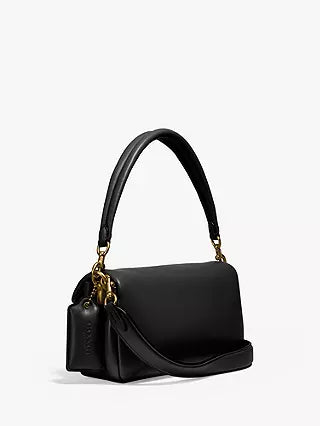Coach Pillow Tabby 26 Leather Shoulder Bag, Black