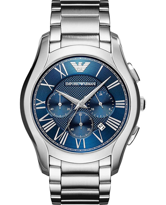 Emporio Armani Men’s Analogue Quartz Stainless Steel Blue Dial 45mm Watch AR11082