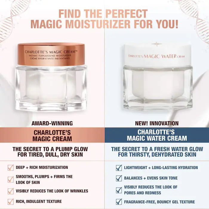 Charlotte Tilbury Magic Cream Anti-Aging Moisturizer with Hyaluronic Acid