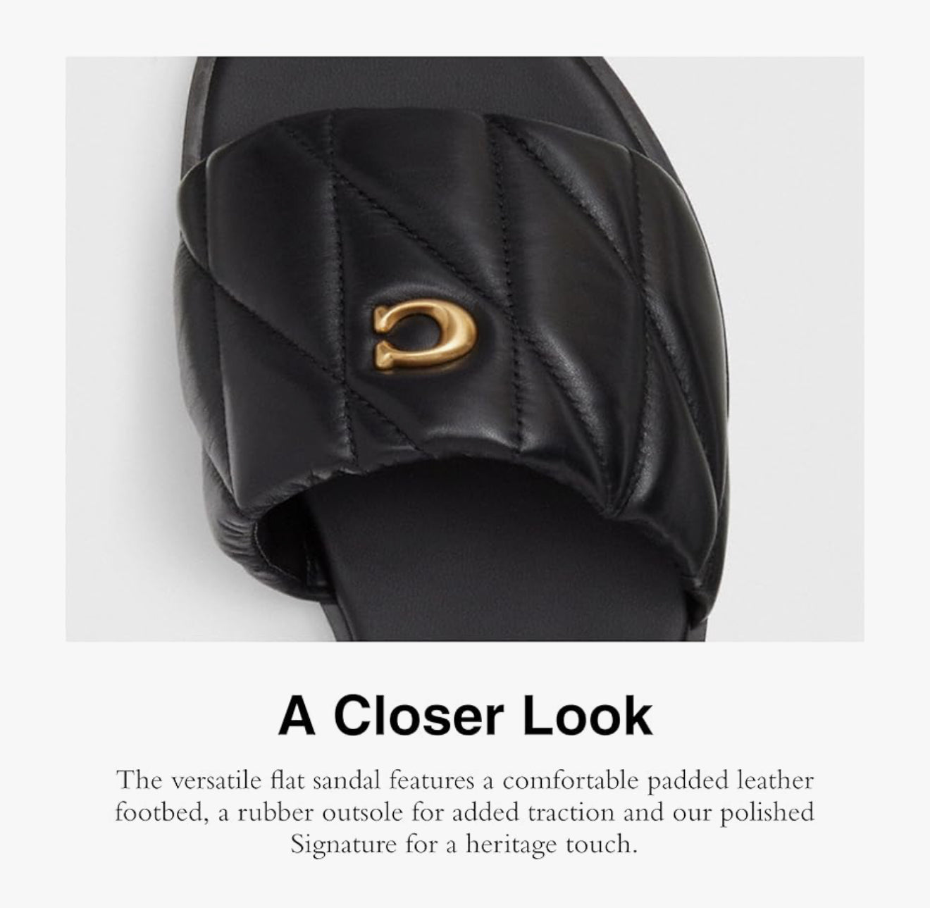 COACH Women's Holly Sandal