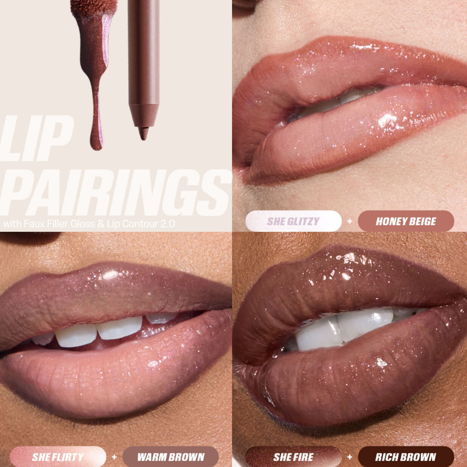 Icy Nude FAUX FILLER Lip Gloss