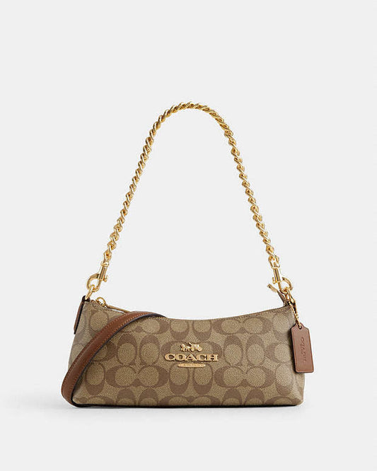 Charlotte Shoulder Bag In Signature Canvas