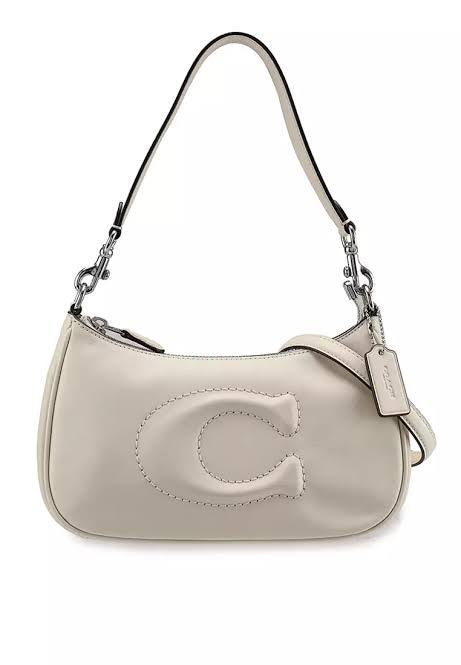 Coach teri bag in all white