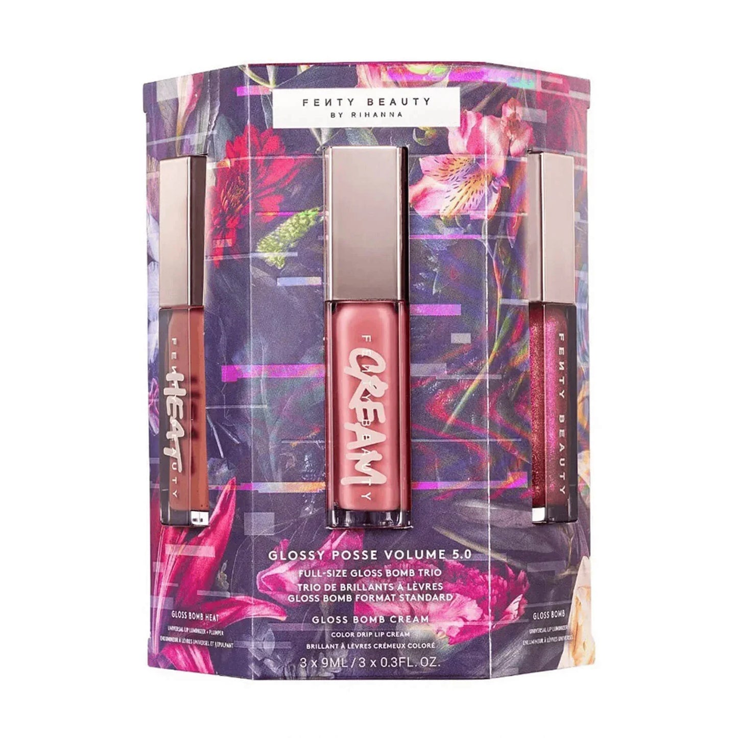Fenty Holiday Glossy Posse Lip Trio Gloss Set