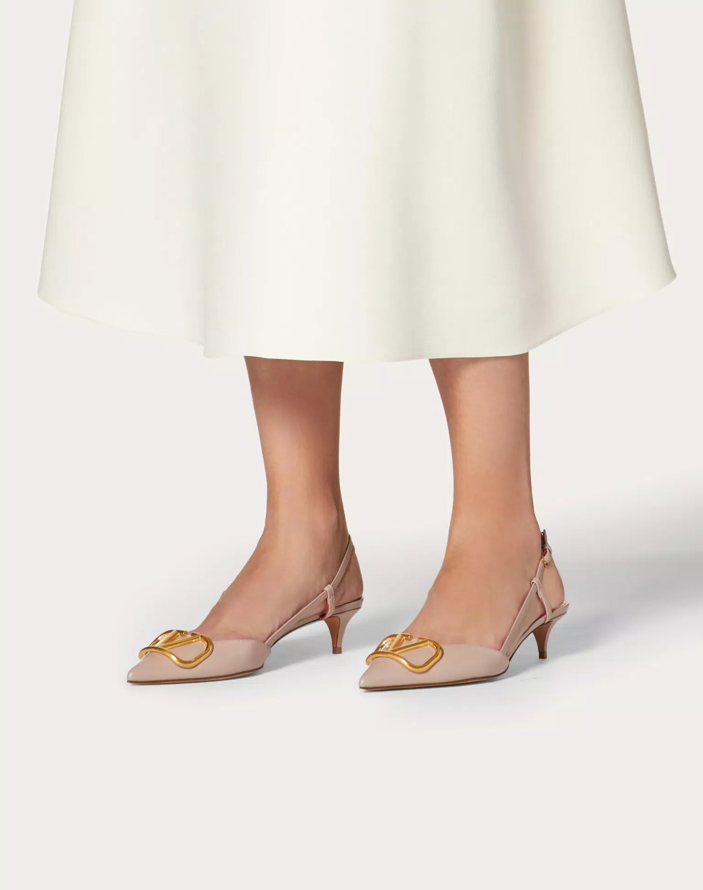 Valentino Garavani VLogo Signature Calfskin SlingBack Pump