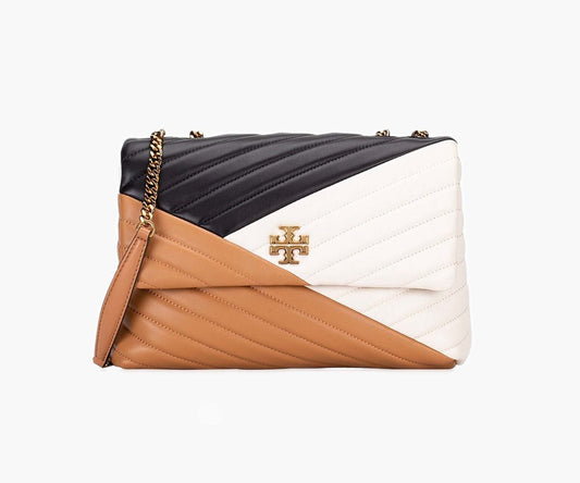 Tory Burch – Kira Chevron Color-Block Convertible Shoulder Bag (medium)