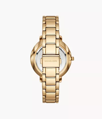 Michael Kors Pyper Three-Hand Gold-Tone Alloy Watch mk4666