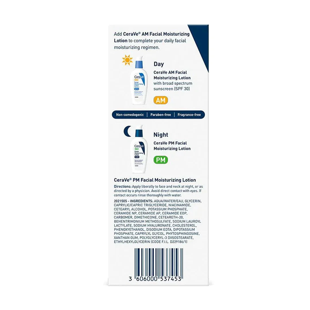 CeraVe AM Facial Moisturizing Lotion - 60ml (Day Lotion) for Hydrated