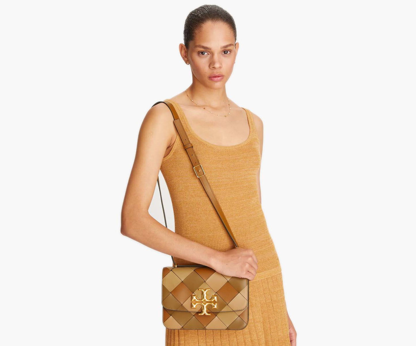 Tory Burch – Eleanor Woven Convertible Shoulder Bag (Large)