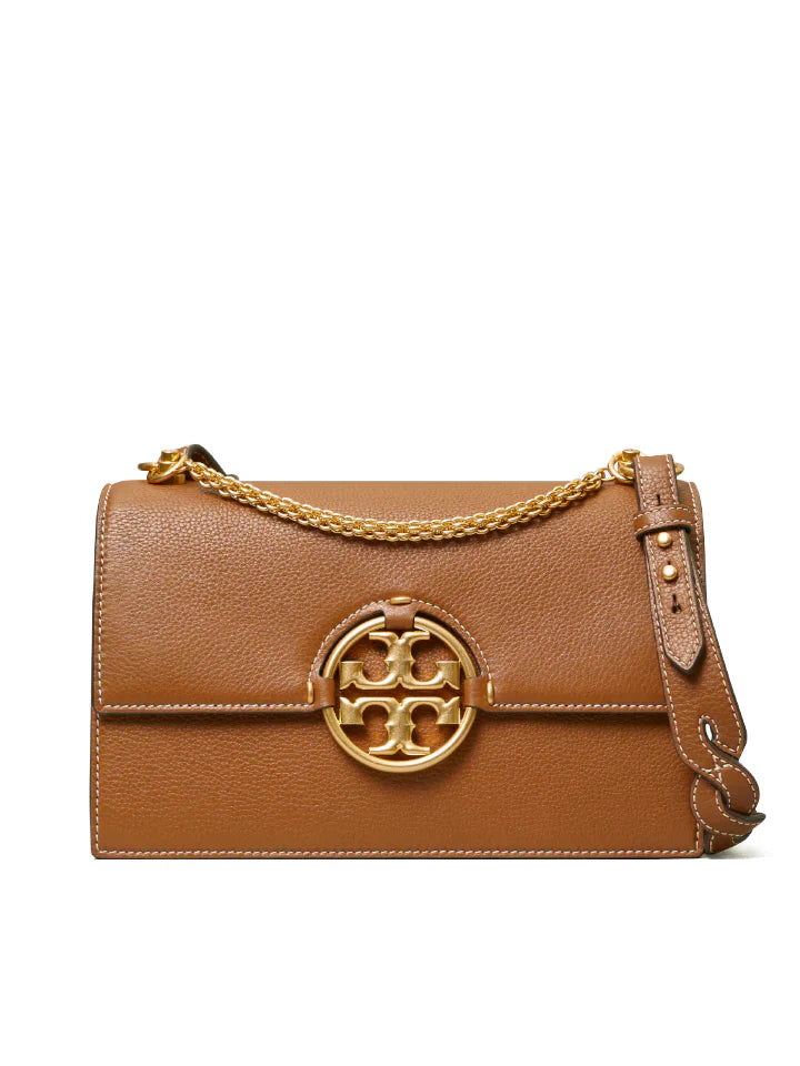 Tory Burch Miller Shoulder Bag (Light Umber) Large