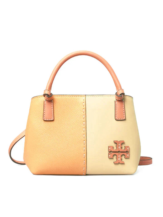 Tory Burch McGraw Mini Color-Block Jackfruit