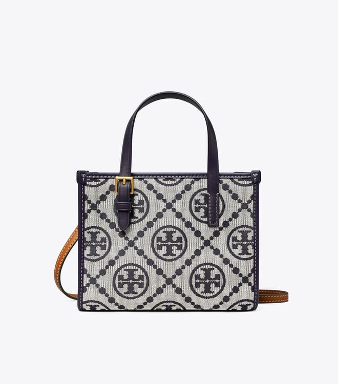 Tory Burch T Monogram Mini Square Tote
