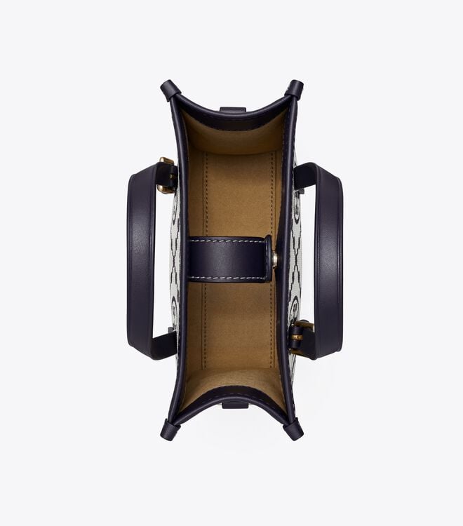 Tory Burch T Monogram Mini Square Tote