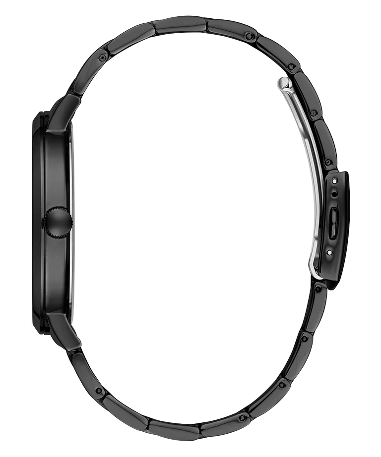 GUESS Mens Black Analog Watch