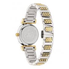 Versace Women’s Quartz Swiss Made Two-tone | Stainless Steel | Green Dial 27mm | Watch VEAA01320