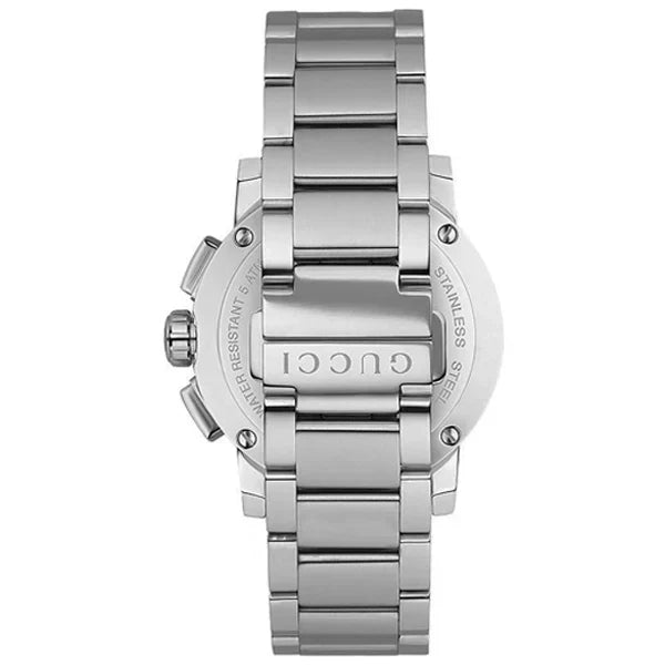 Gucci Men’s Swiss Made Quartz | Stainless Steel Silver | Dial 44mm | Watch YA101201