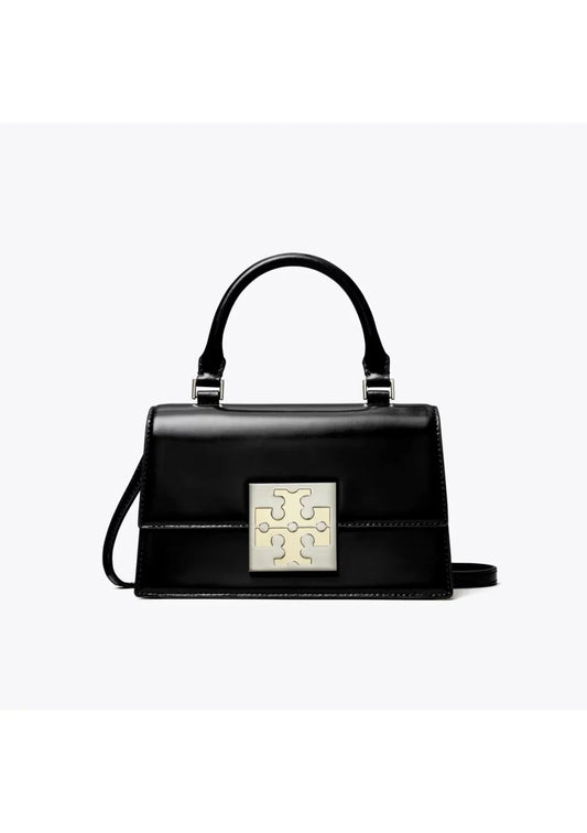 Tory Burch Bon Bon Spazzolato Mini Top-Handle Bag