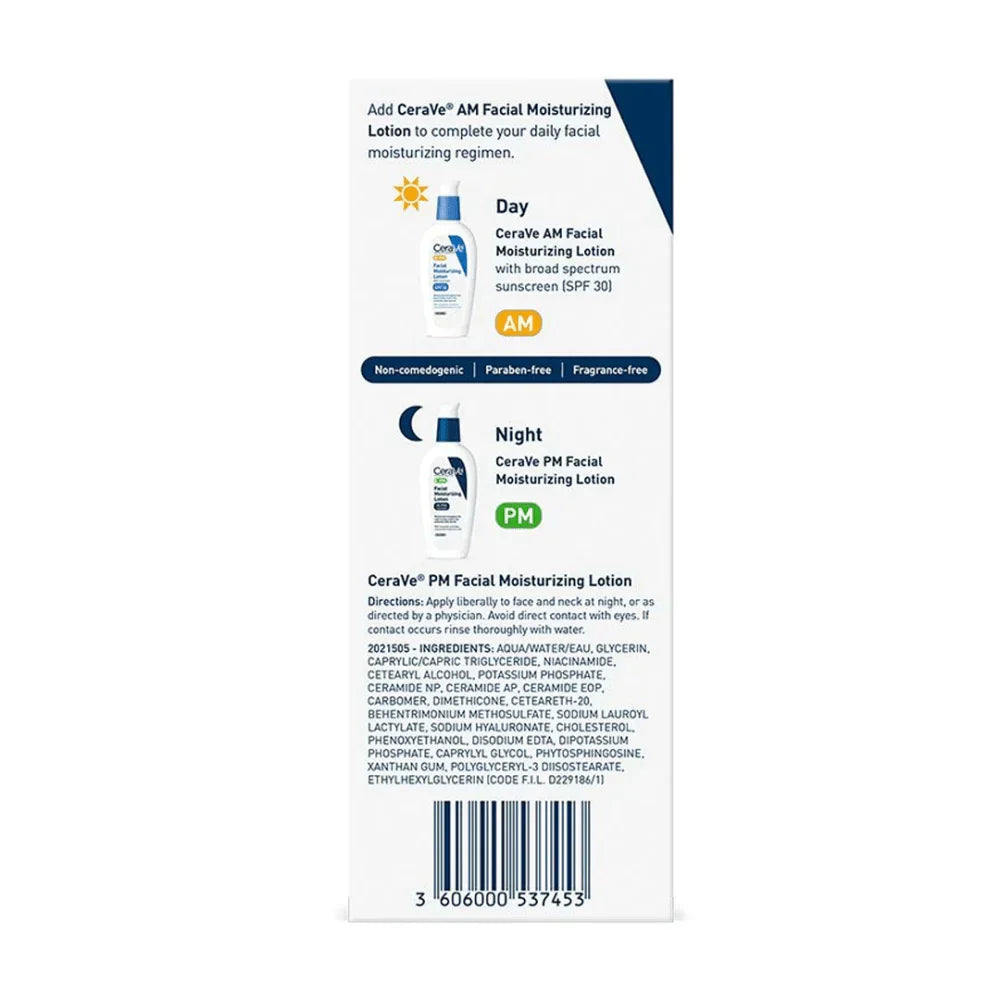 CeraVe - PM Facial Moisturizing Lotion 60ml (Night Lotion)