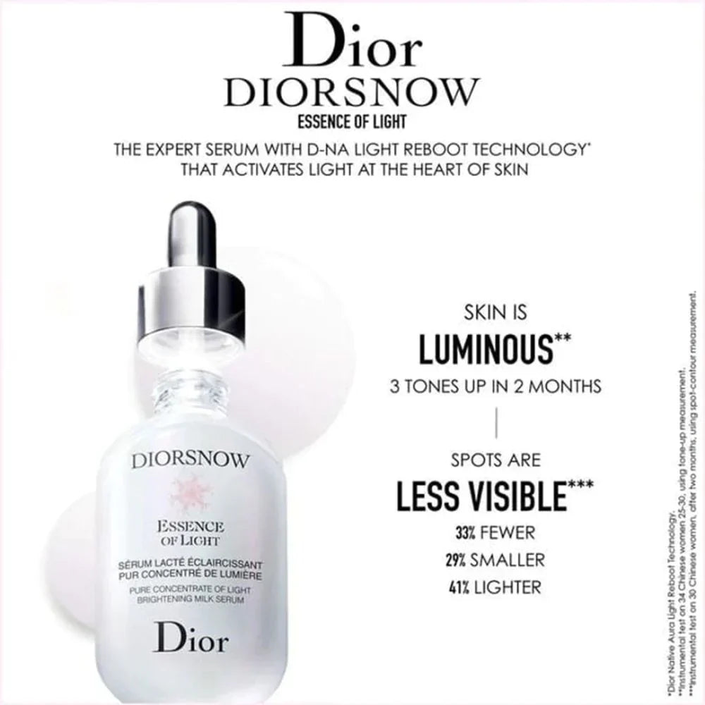 Dior Diorsnow Essence Of Light Pure Concentrate Of Light Brightening Milk Serum