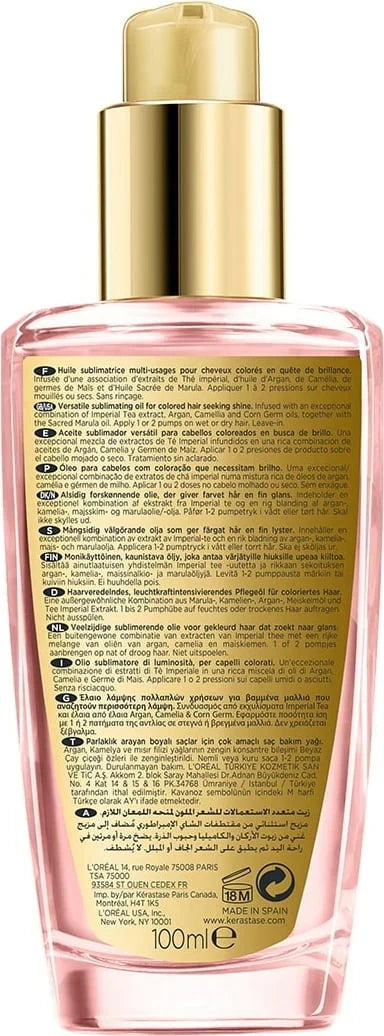 Kerastase Elixir Ultime LHuile Rose 100 ml