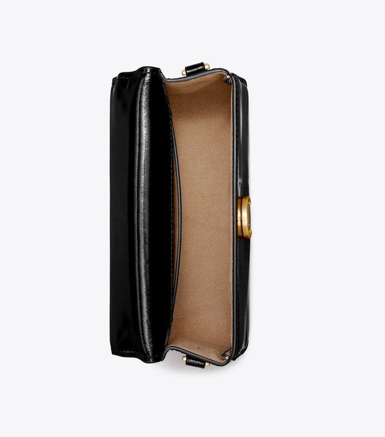 Tory Burch Small Robinson Spazzolato Top Handle Bag