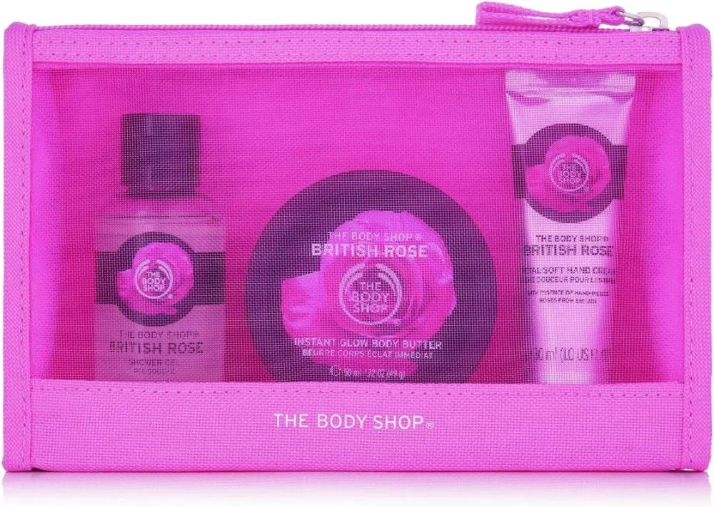 The Body Shop British Rose Beauty Bag