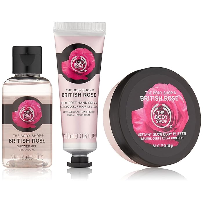 The Body Shop British Rose Beauty Bag