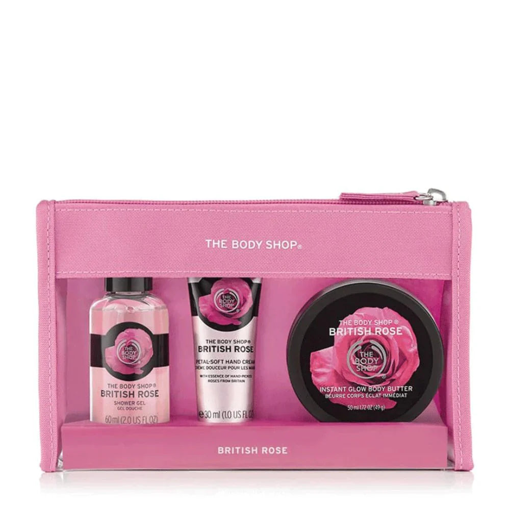 The Body Shop British Rose Beauty Bag