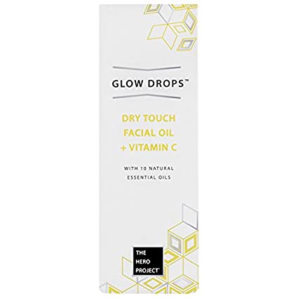 The Hero Project Glow Drops Dry Touch Facial Oil + Vitamin C 30ml