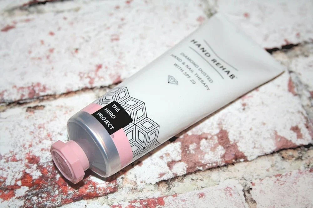The Hero Project Hand Rehab Diamond Dusted Hand & Nail Therapy with SPF 20 75ml